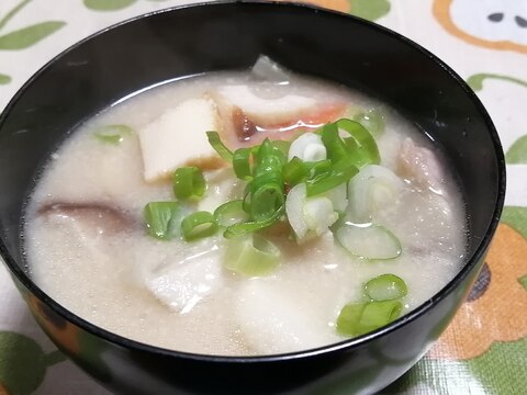 粕汁風のお味噌汁!